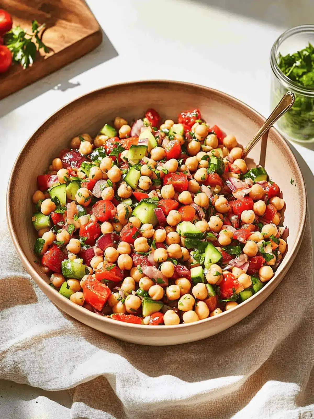 Mediterranean Chickpea Salad
