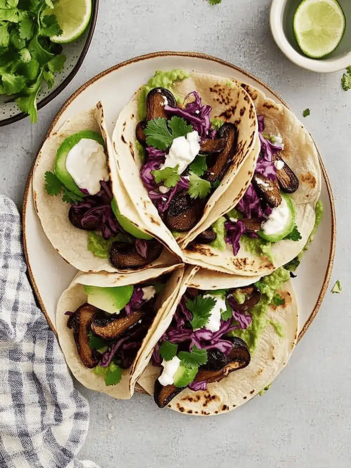 Portobello Mushroom Tacos