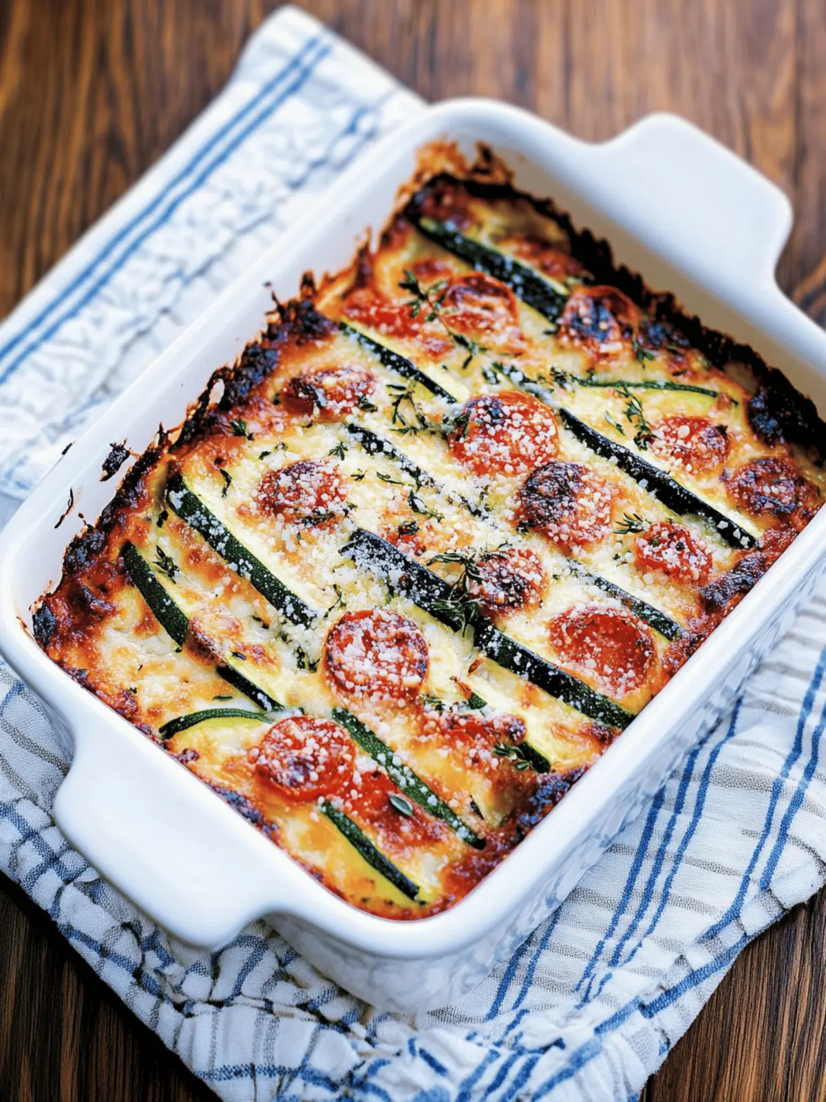 Cheesy Grilled Zucchini and Tomato Bake You'll Love This Summer