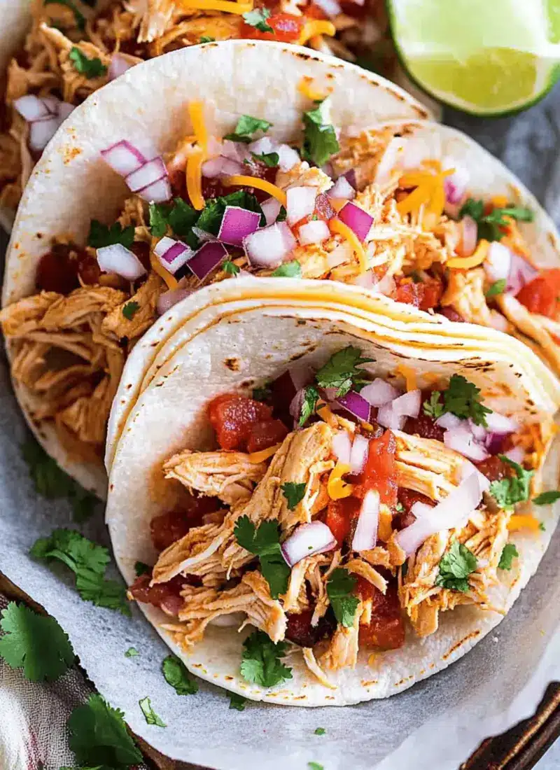Crockpot Chicken Tacos