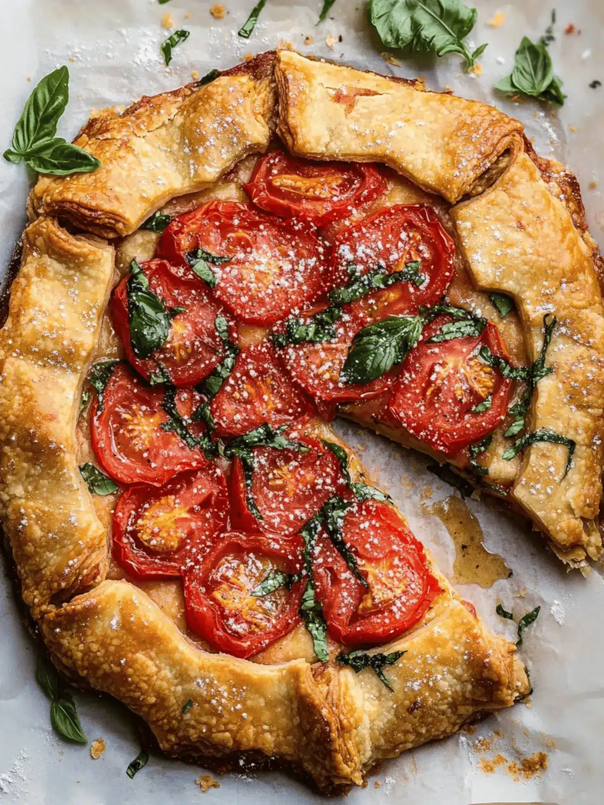 Irresistible Tomato Pie Galette with Cheesy Goodness