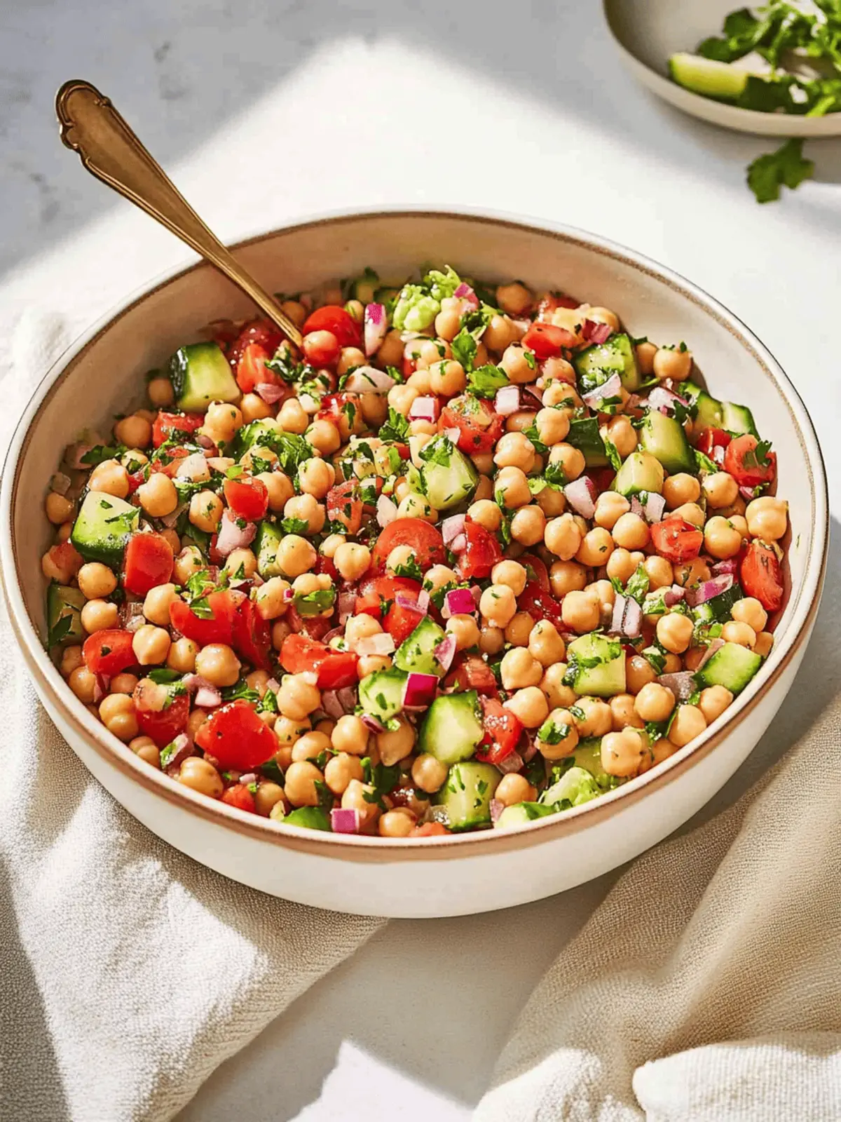 Mediterranean Chickpea Salad