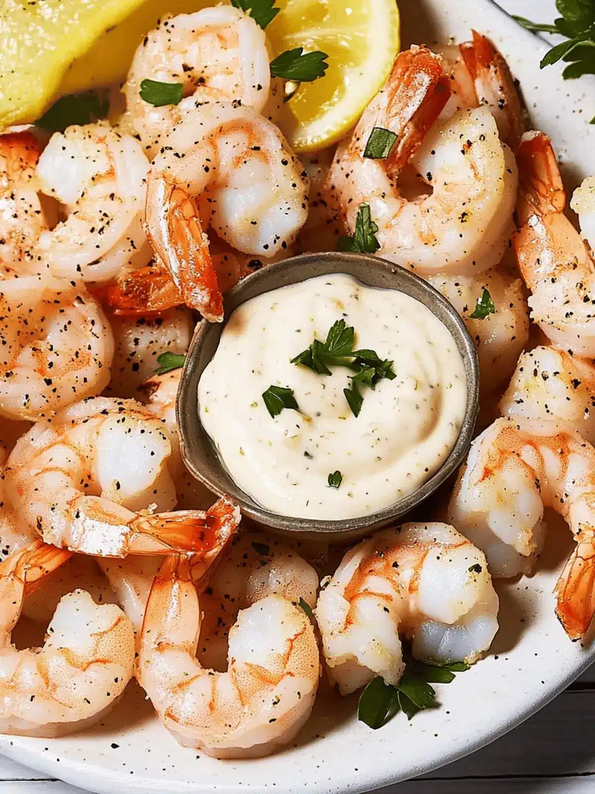 Roasted Shrimp Cocktail With Lemon-Horseradish Aioli