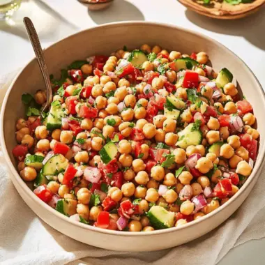 Mediterranean Chickpea Salad