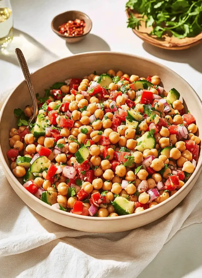 Mediterranean Chickpea Salad