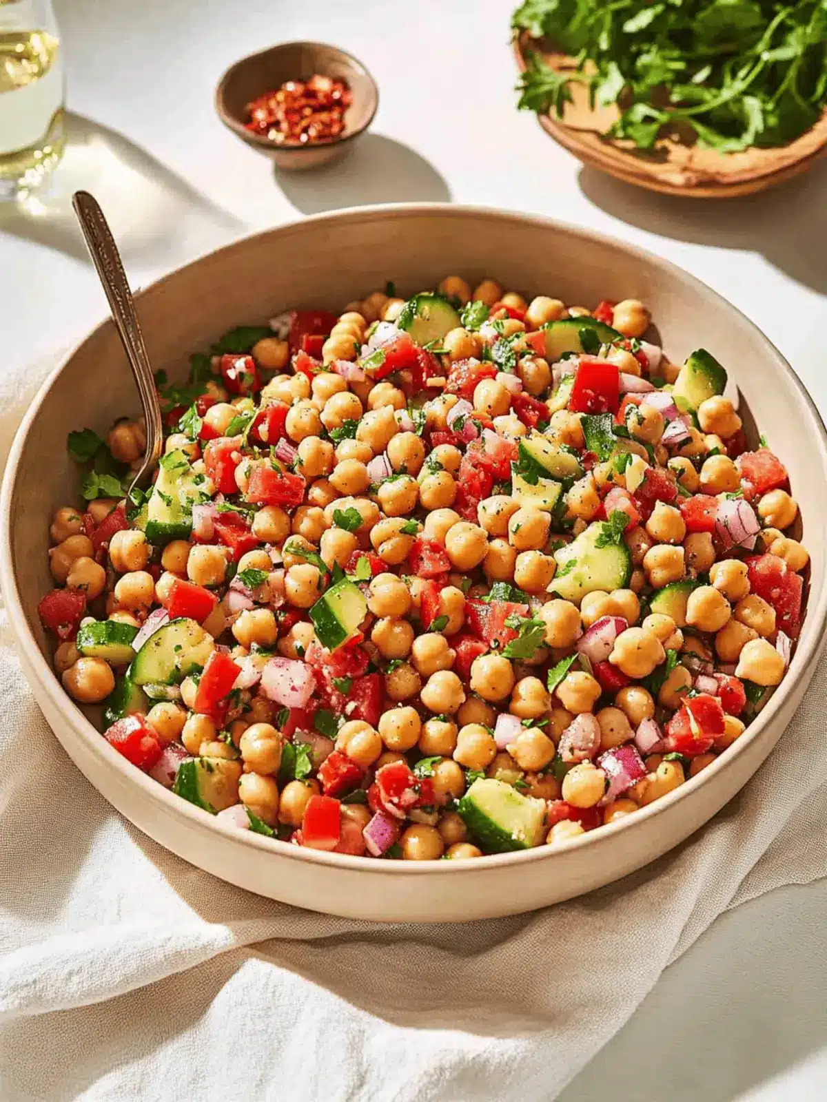 Mediterranean Chickpea Salad