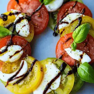 Heirloom Tomato Caprese Salad