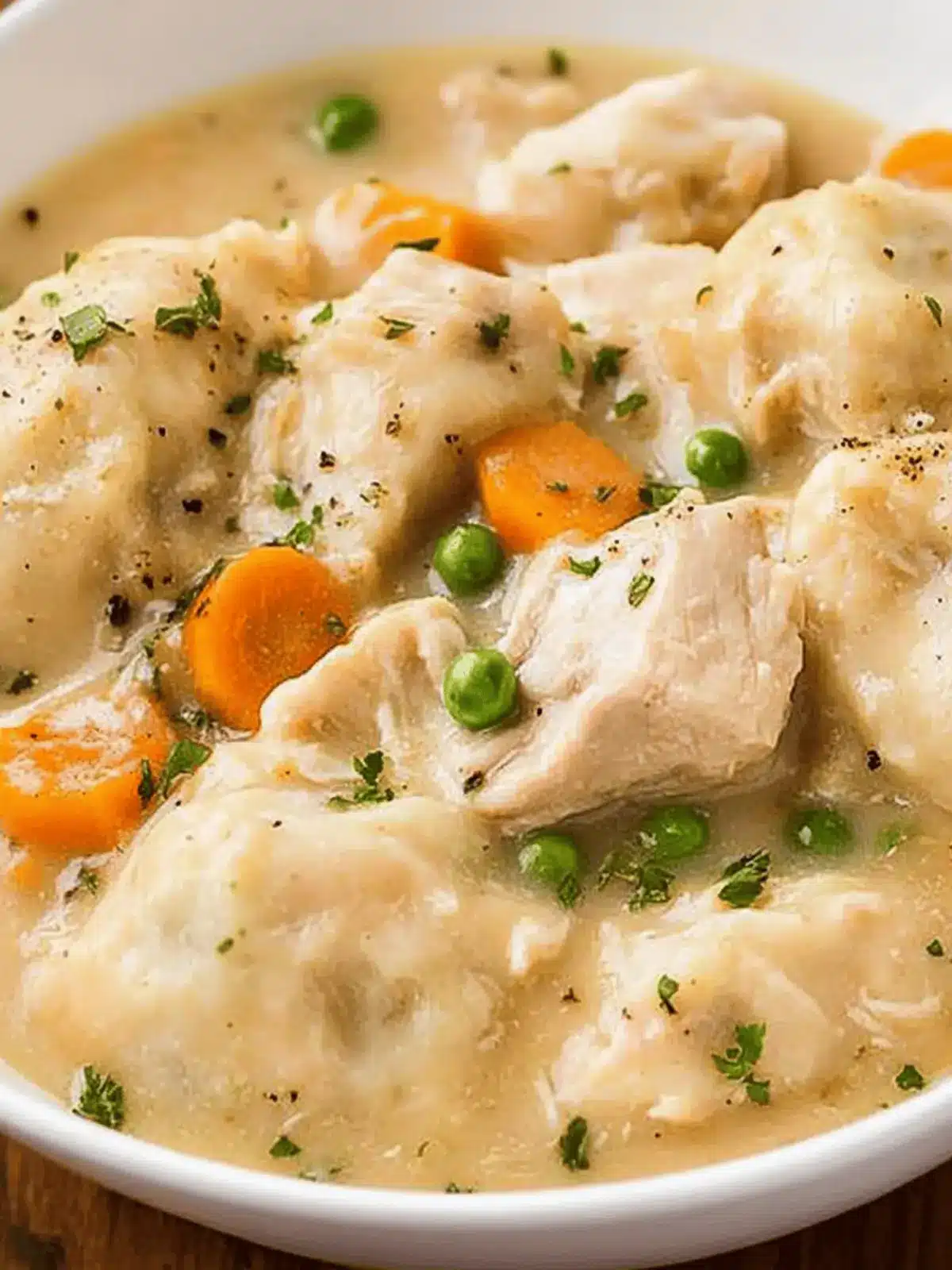 Crockpot Chicken & Dumplings