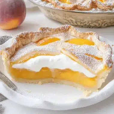 Peaches and Cream Pie