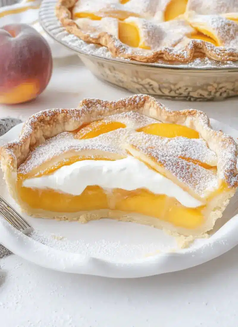 Peaches and Cream Pie