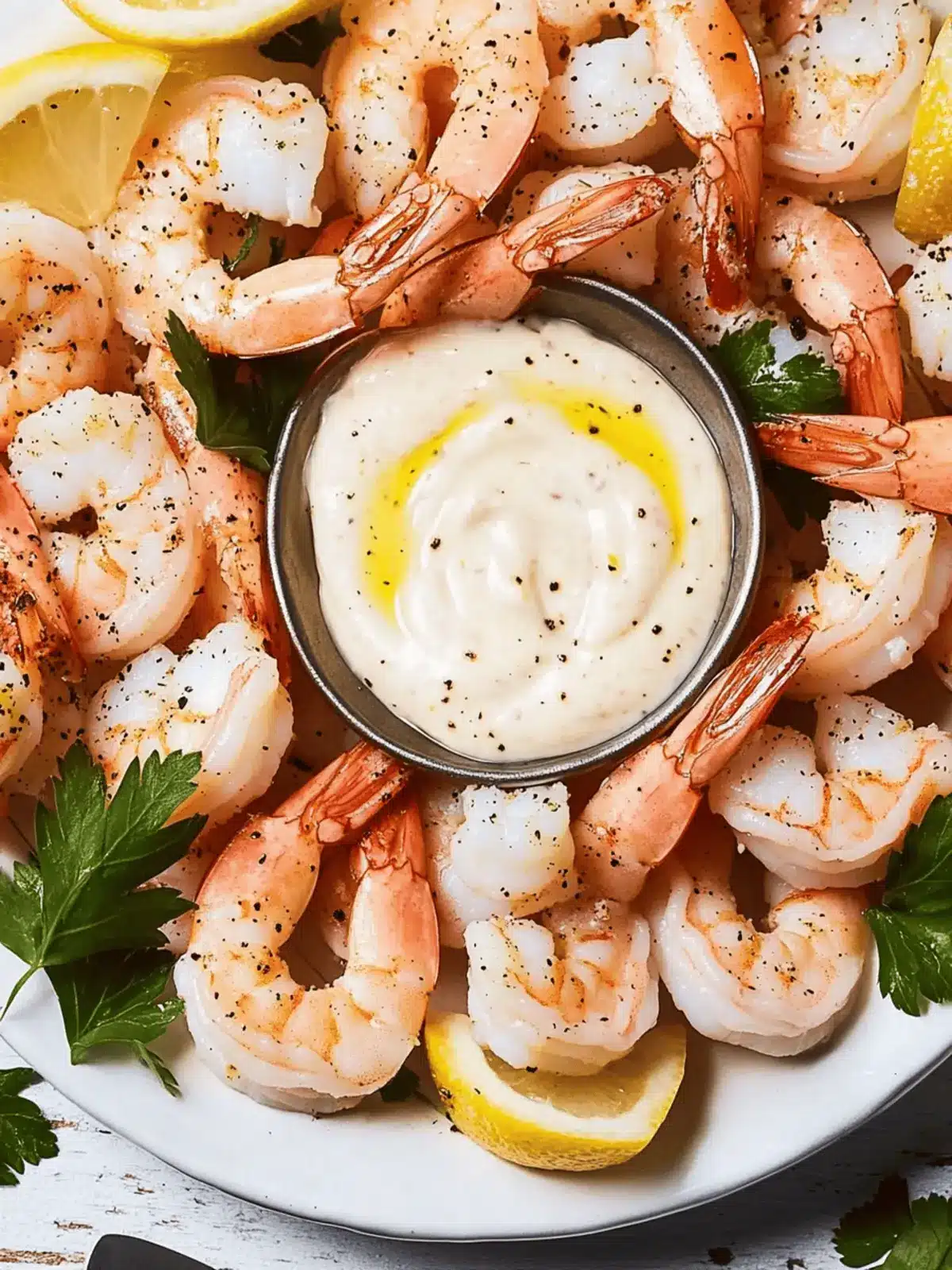 Roasted Shrimp Cocktail With Lemon-Horseradish Aioli
