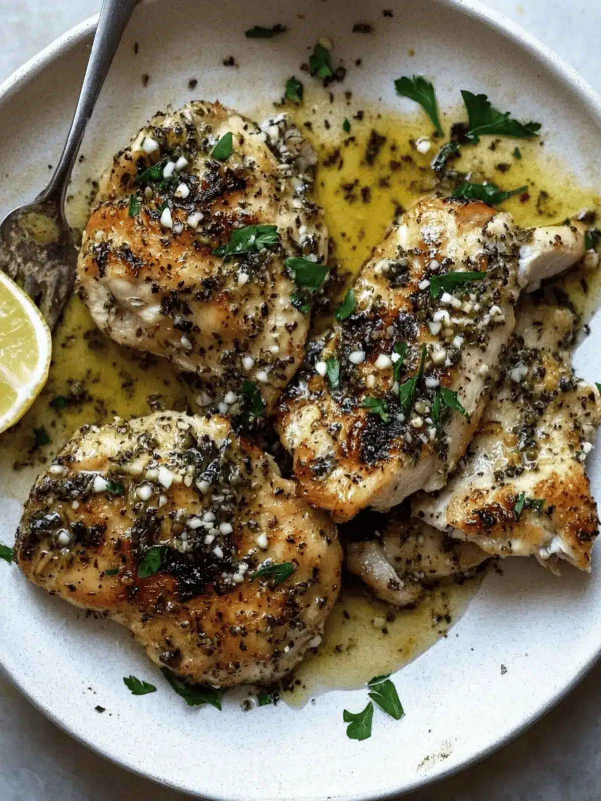 Middle Eastern-Inspired Herb and Garlic Chicken Delight