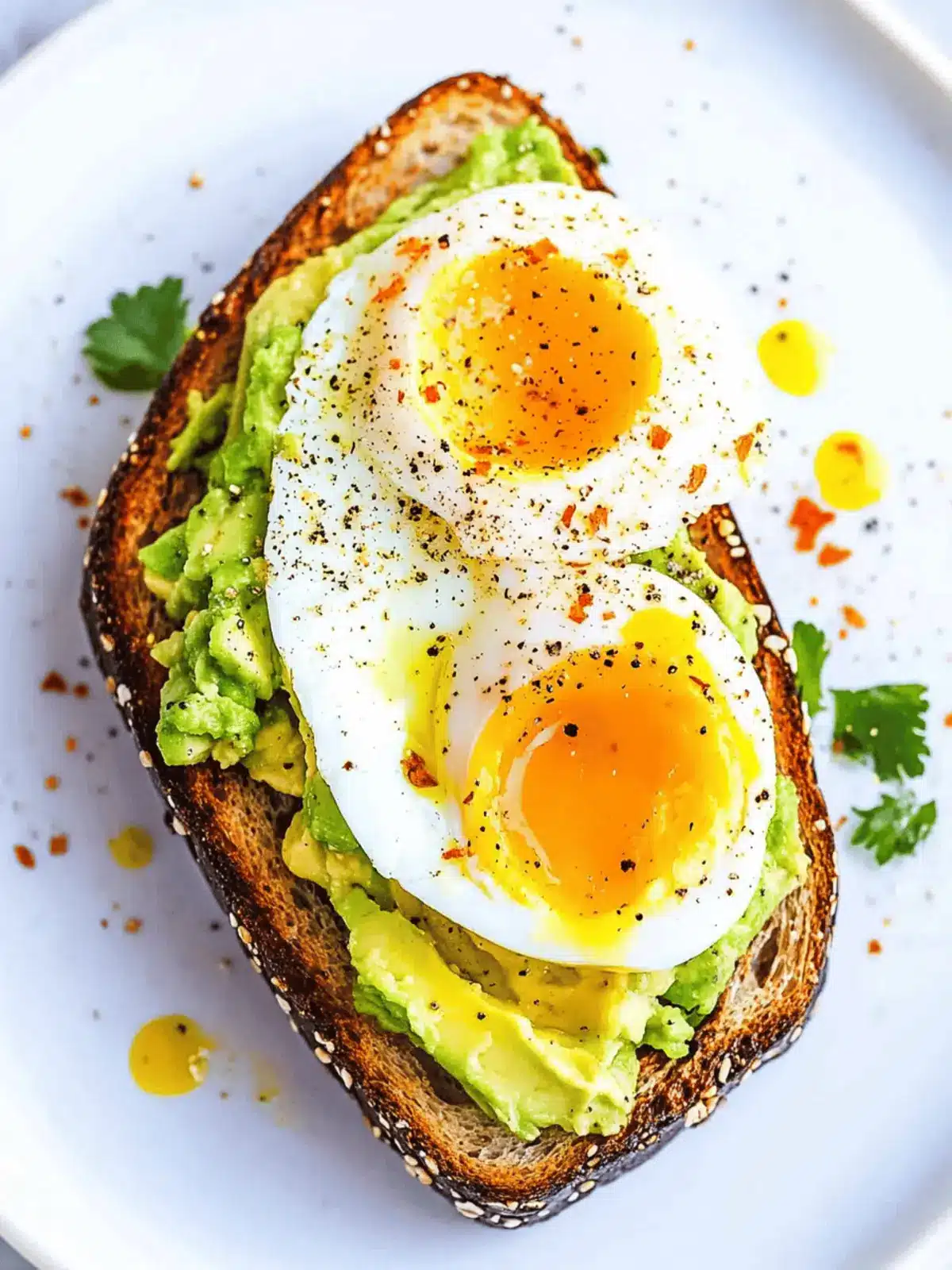 Simple Avocado Toast with Egg