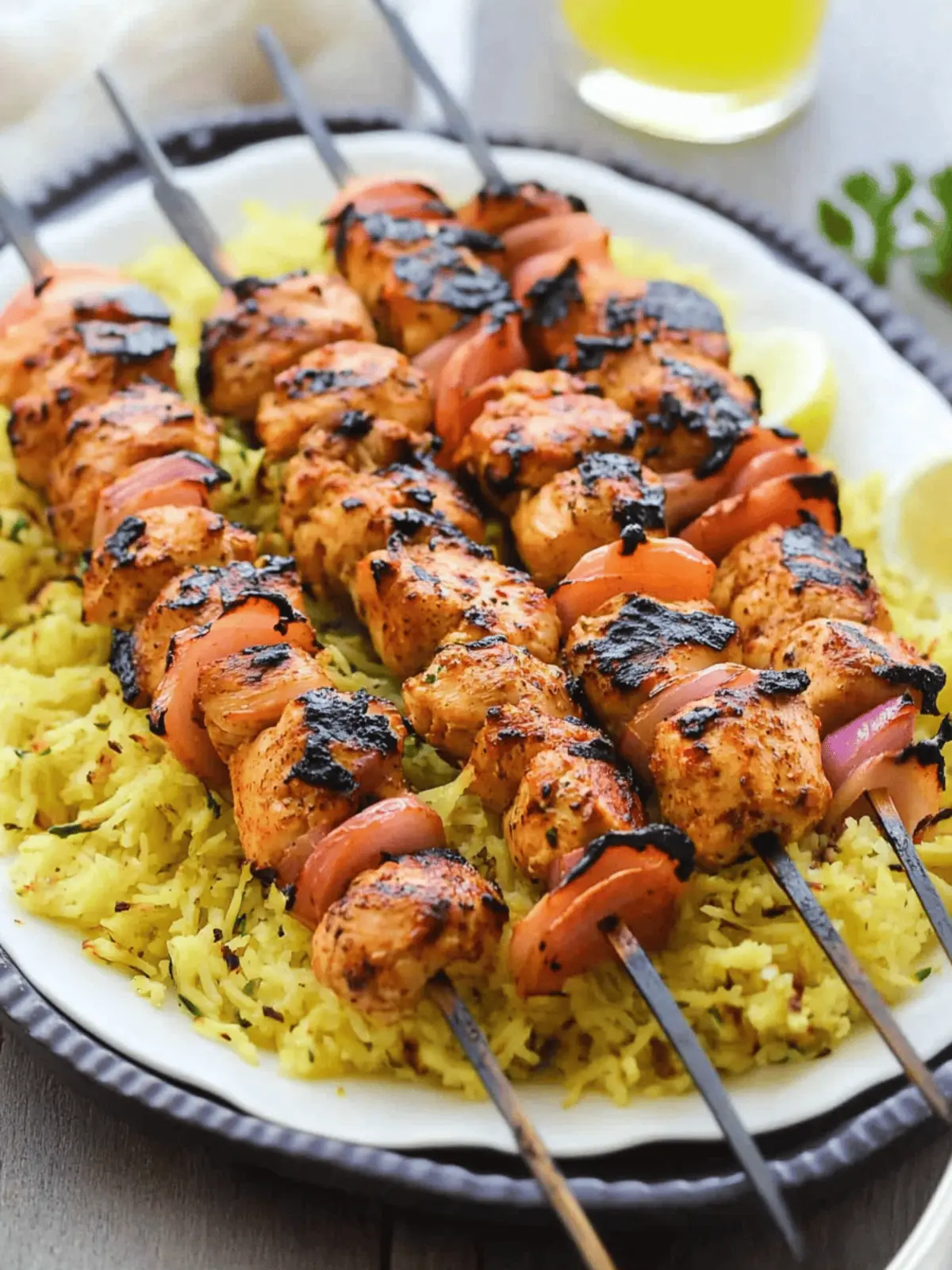 Savory Middle Eastern-Style Grilled Chicken Kabobs in 30 Minutes