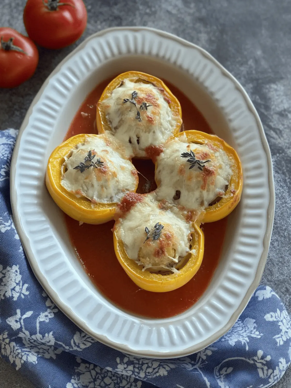 Baked Pattypan Squash – Stuffed Patisson for a Fresh Twist