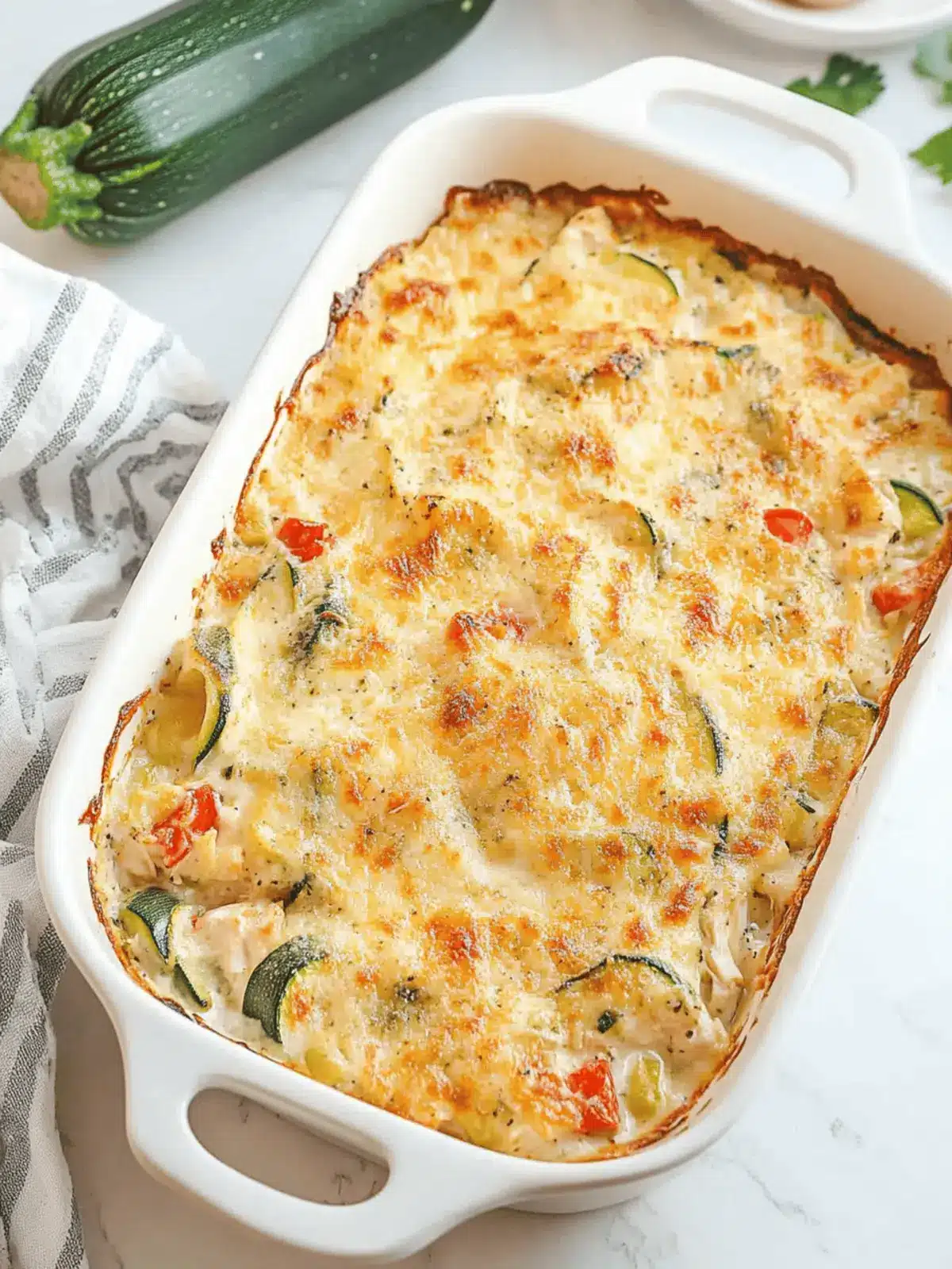 Irresistible Chicken Zucchini Casserole for Healthy Weeknights