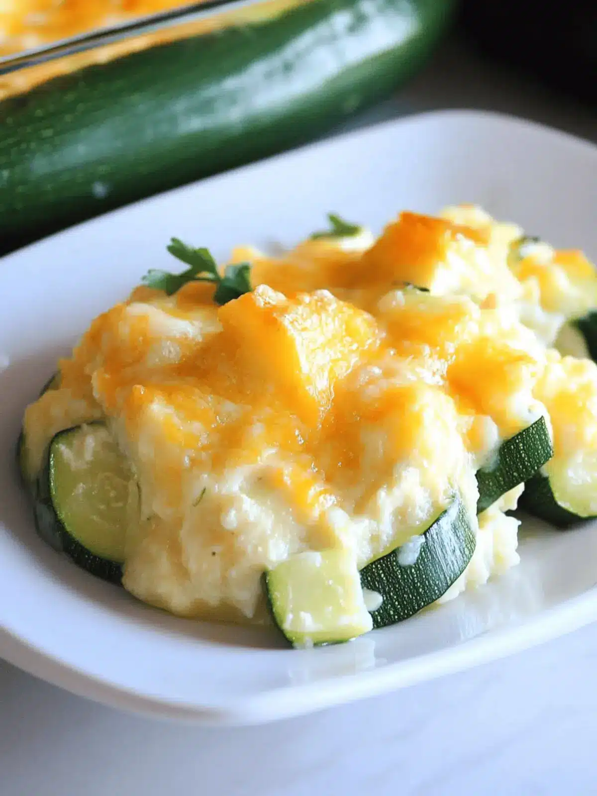 Easy Cheesy Zucchini Casserole Recipe