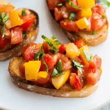 Perfect Tomato Bruschetta