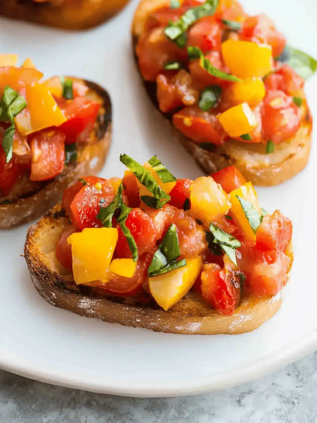 Perfect Tomato Bruschetta