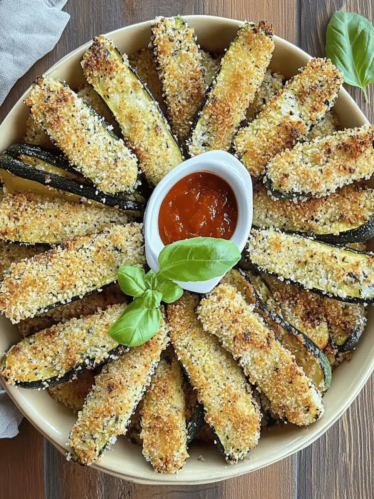 Crispy Baked Panko Crusted Zucchini and Summer Squash Bliss