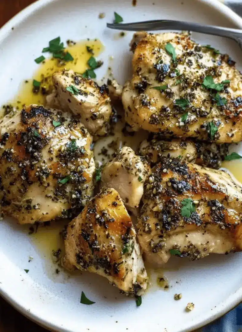 Middle Eastern-Inspired Herb and Garlic Chicken