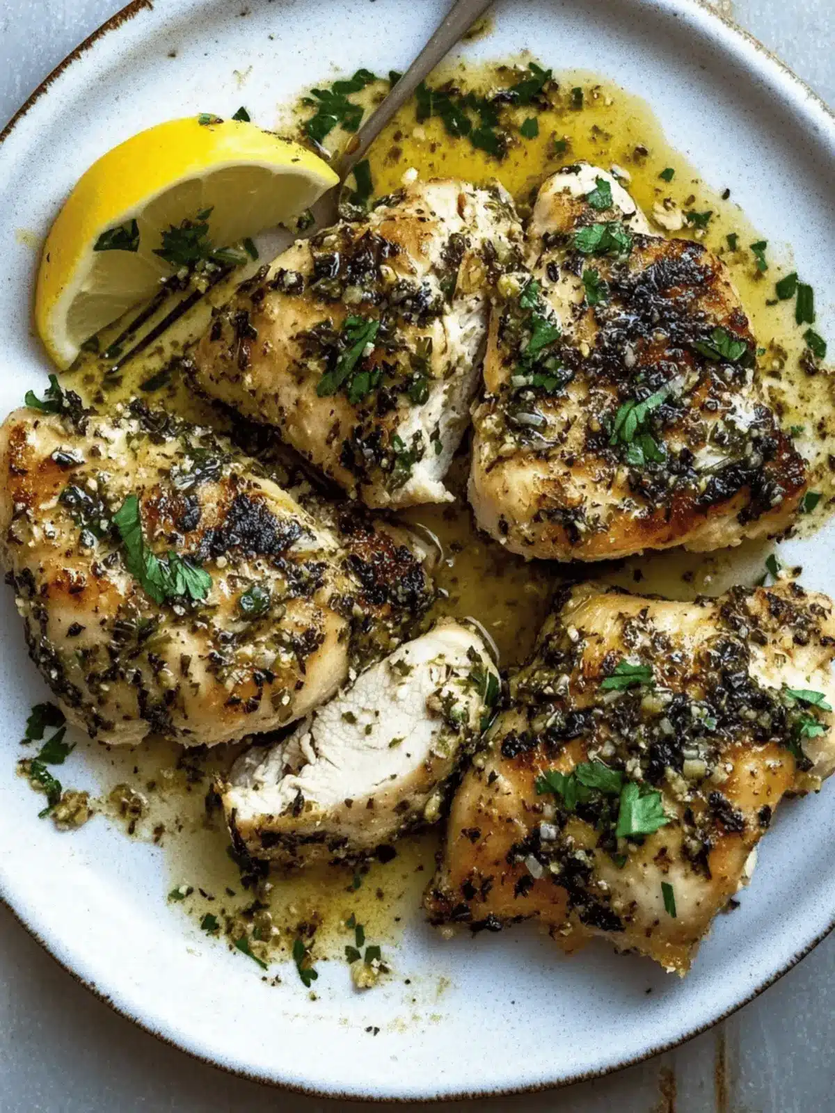 Middle Eastern-Inspired Herb and Garlic Chicken Delight