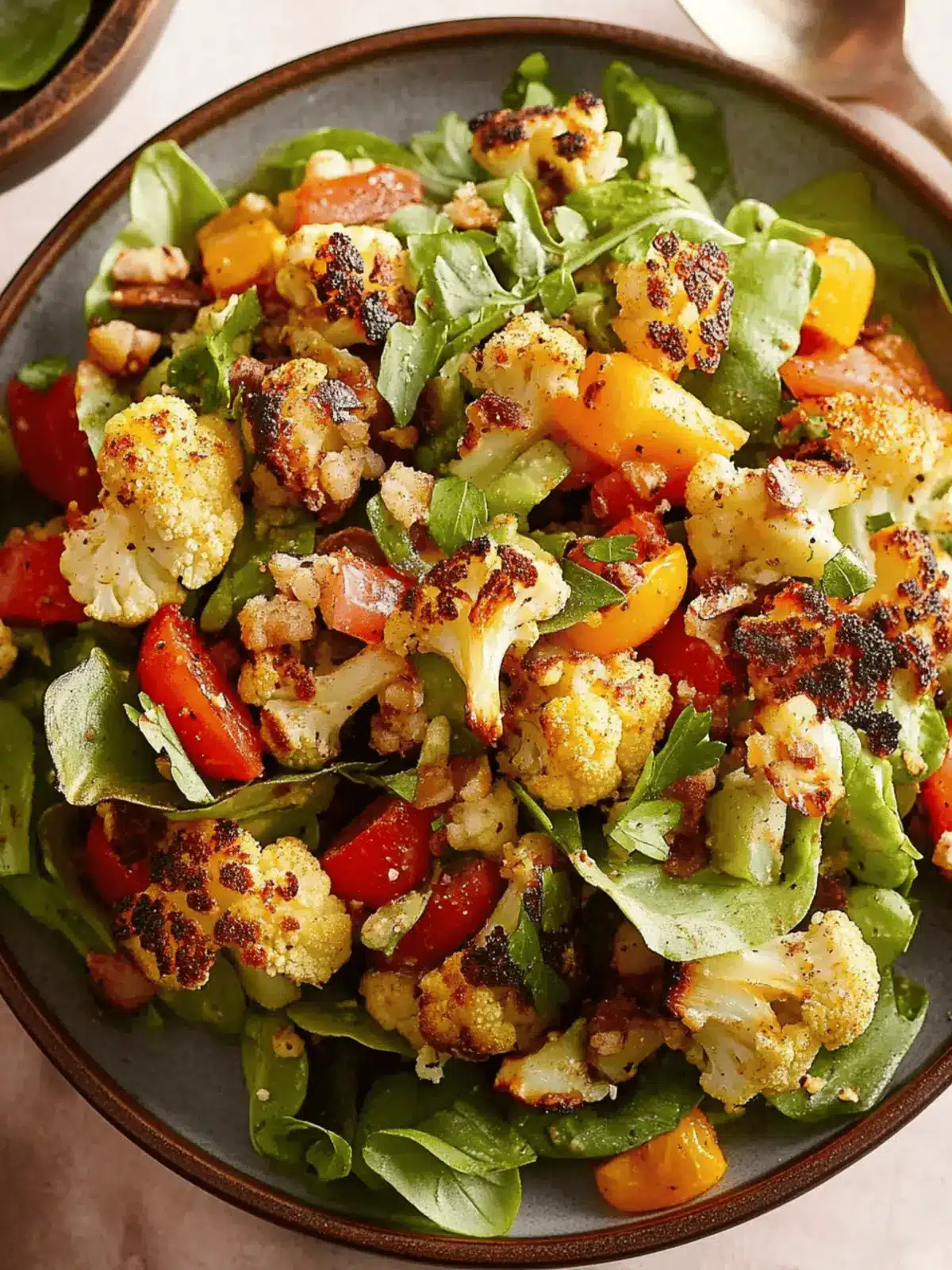 Roasted Cauliflower Salad