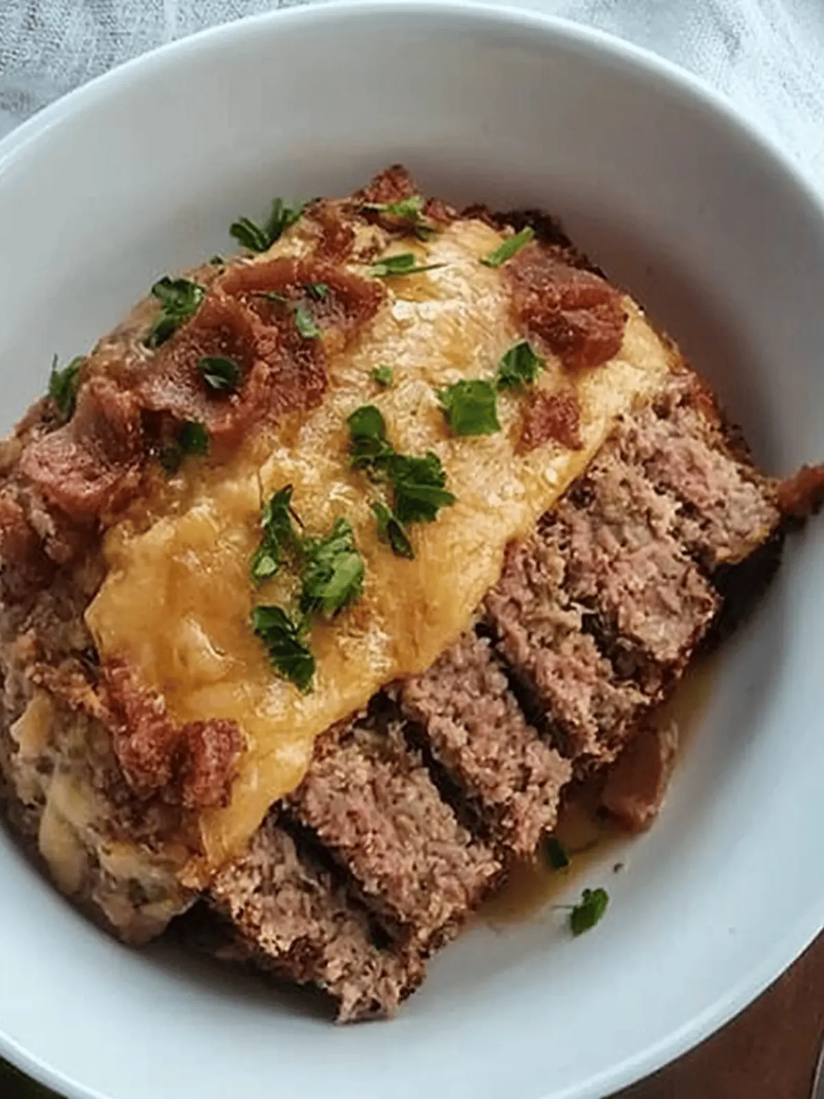 CHEESY BACON KETO MEATLOAF