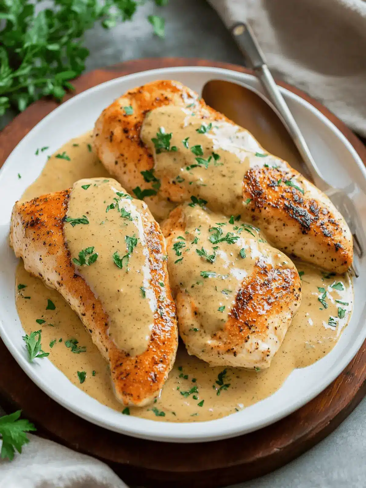 Creamy Dijon Mustard Chicken