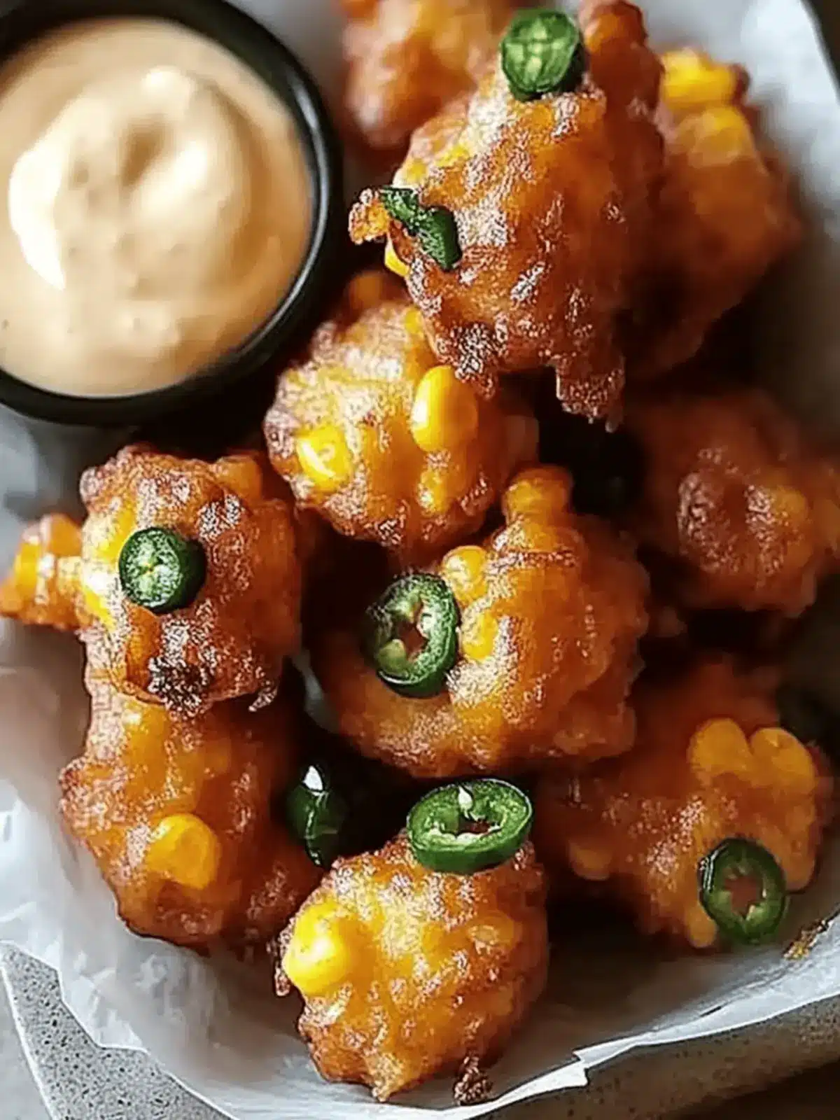 Jalapeño Corn Fritters
