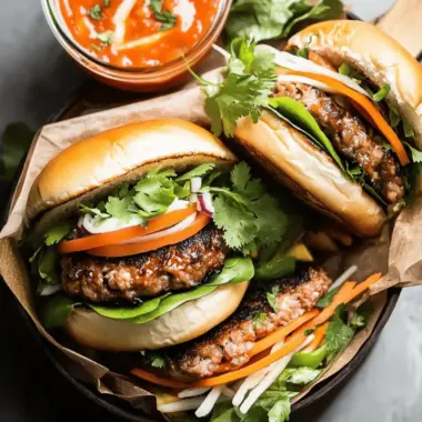 Pork Banh Mi Burger