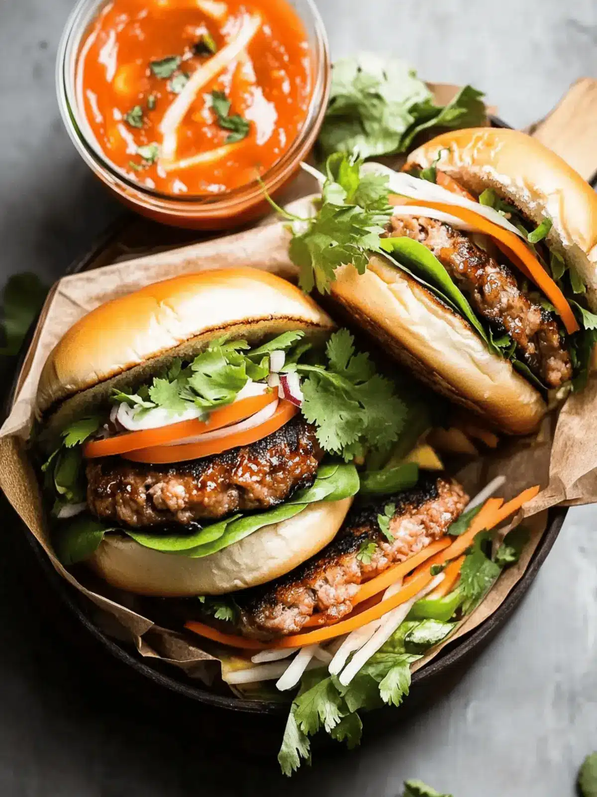 Pork Banh Mi Burger