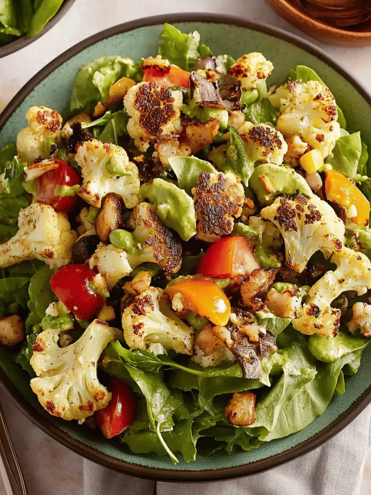 Roasted Cauliflower Salad