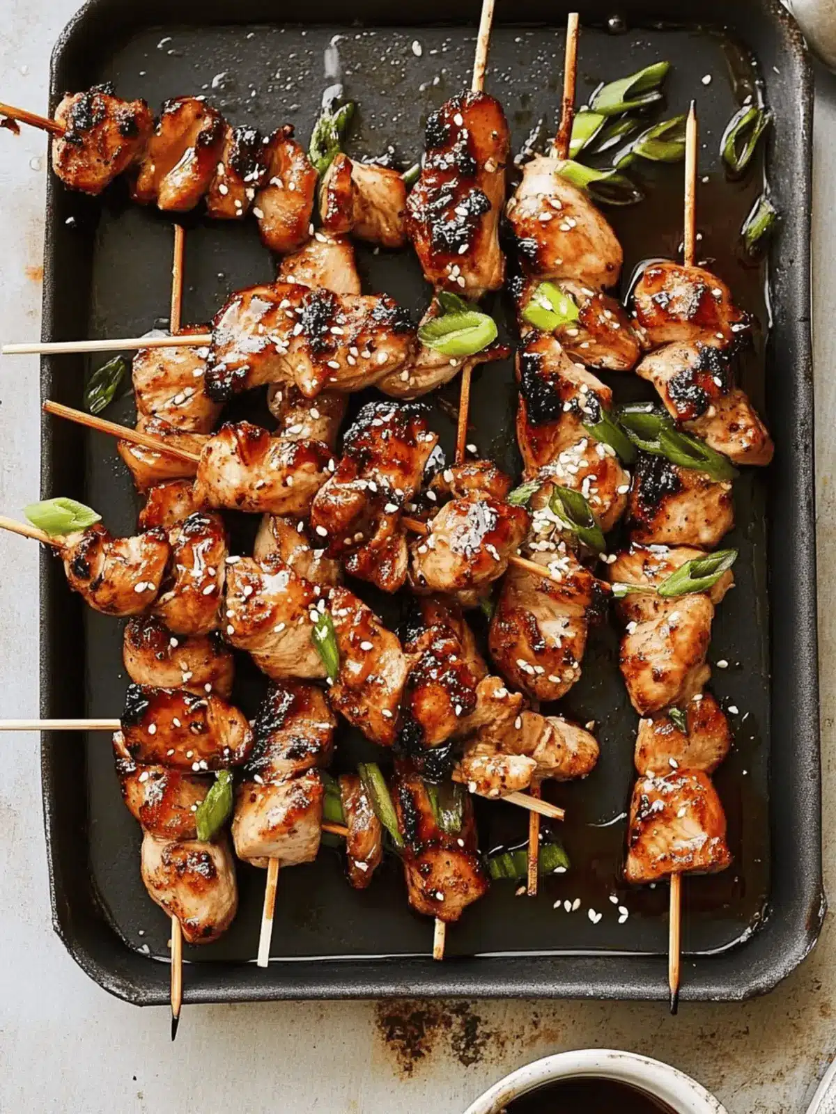 Chicken Yakitori aka Japanese Chicken Skewers