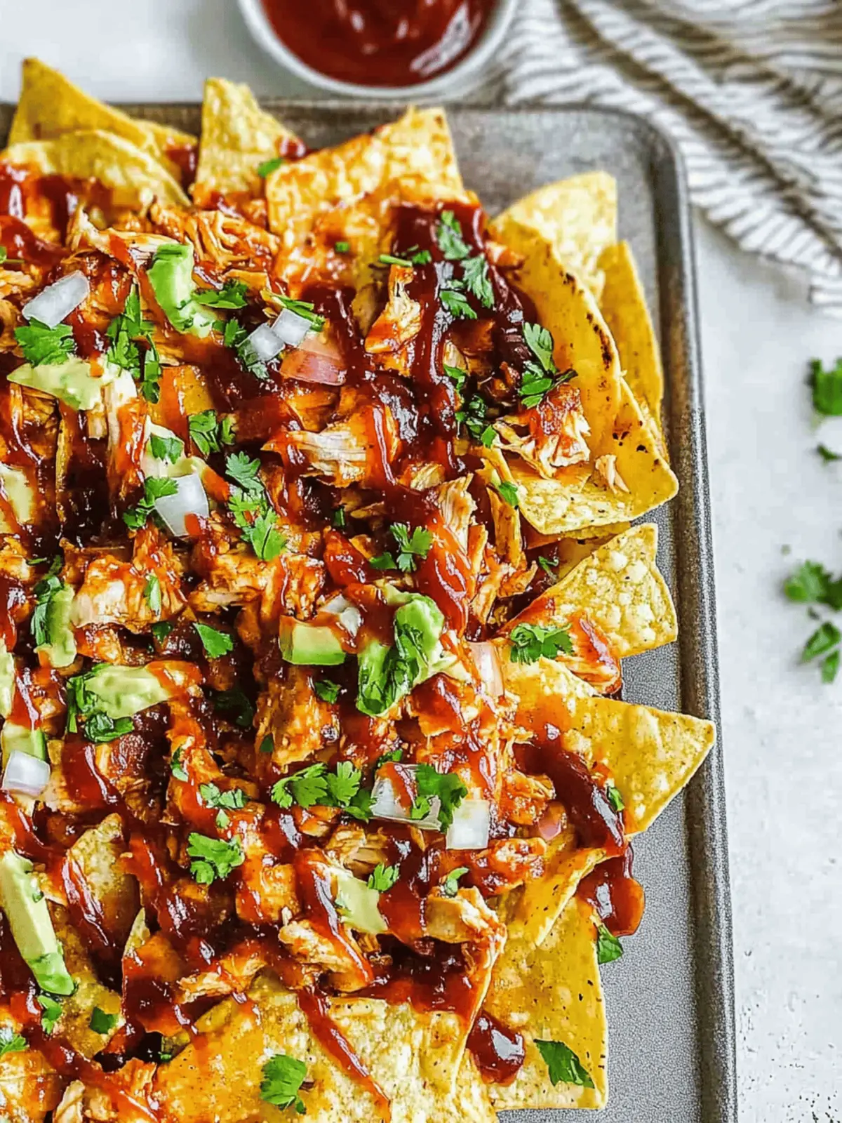 BBQ Chicken Nachos