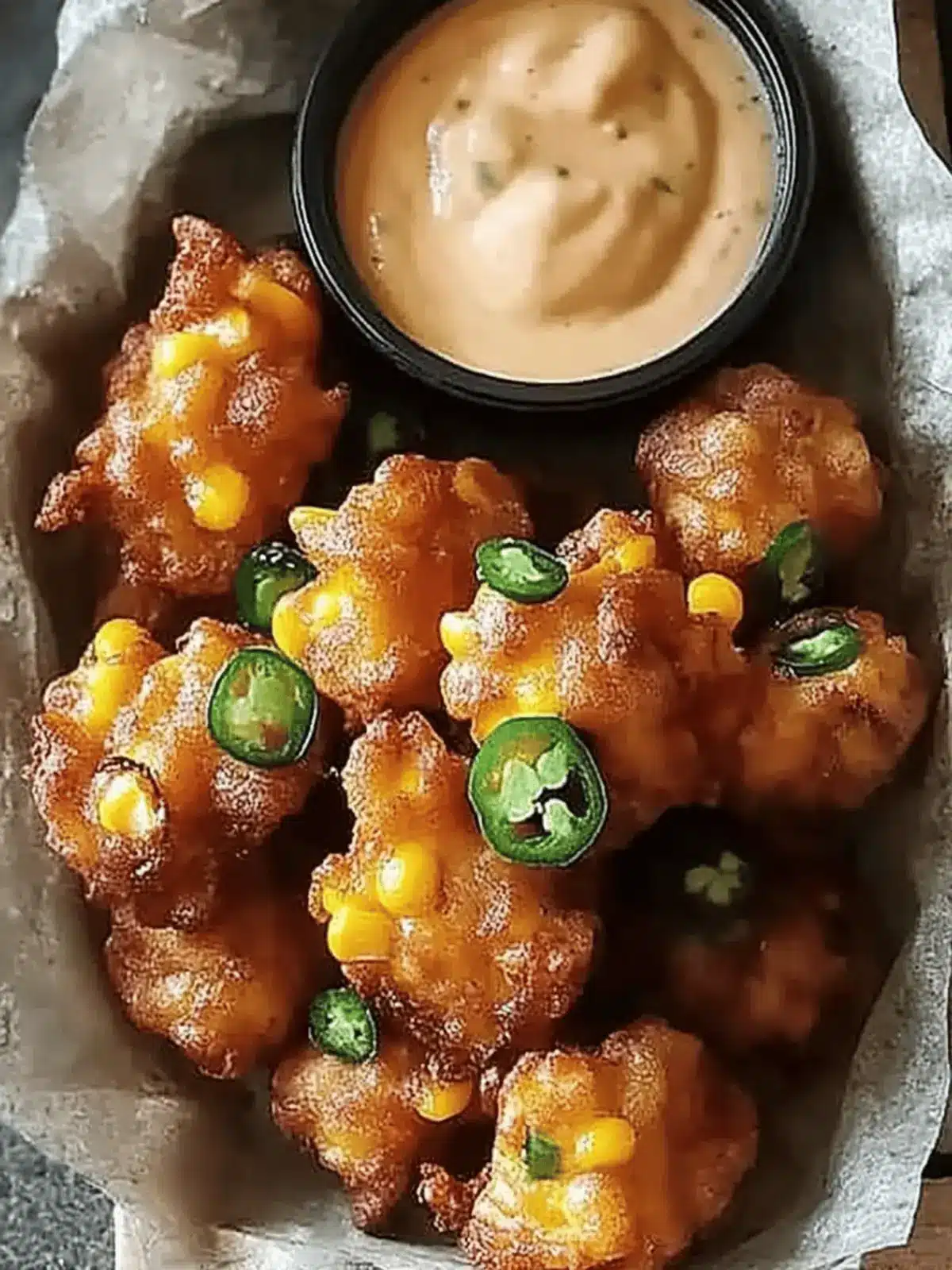 Jalapeño Corn Fritters