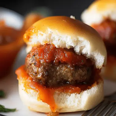 Meatball Sliders