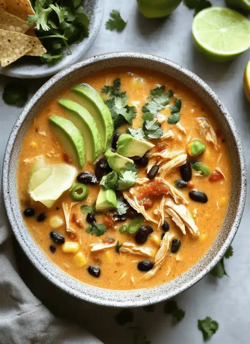 Creamy Chicken Enchilada Soup