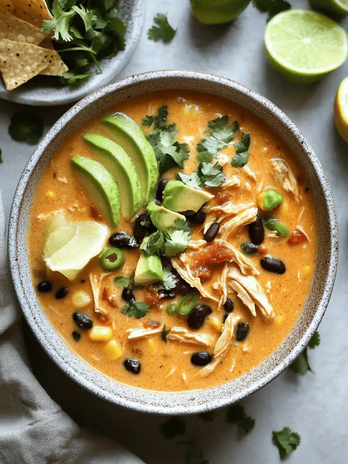Creamy Chicken Enchilada Soup