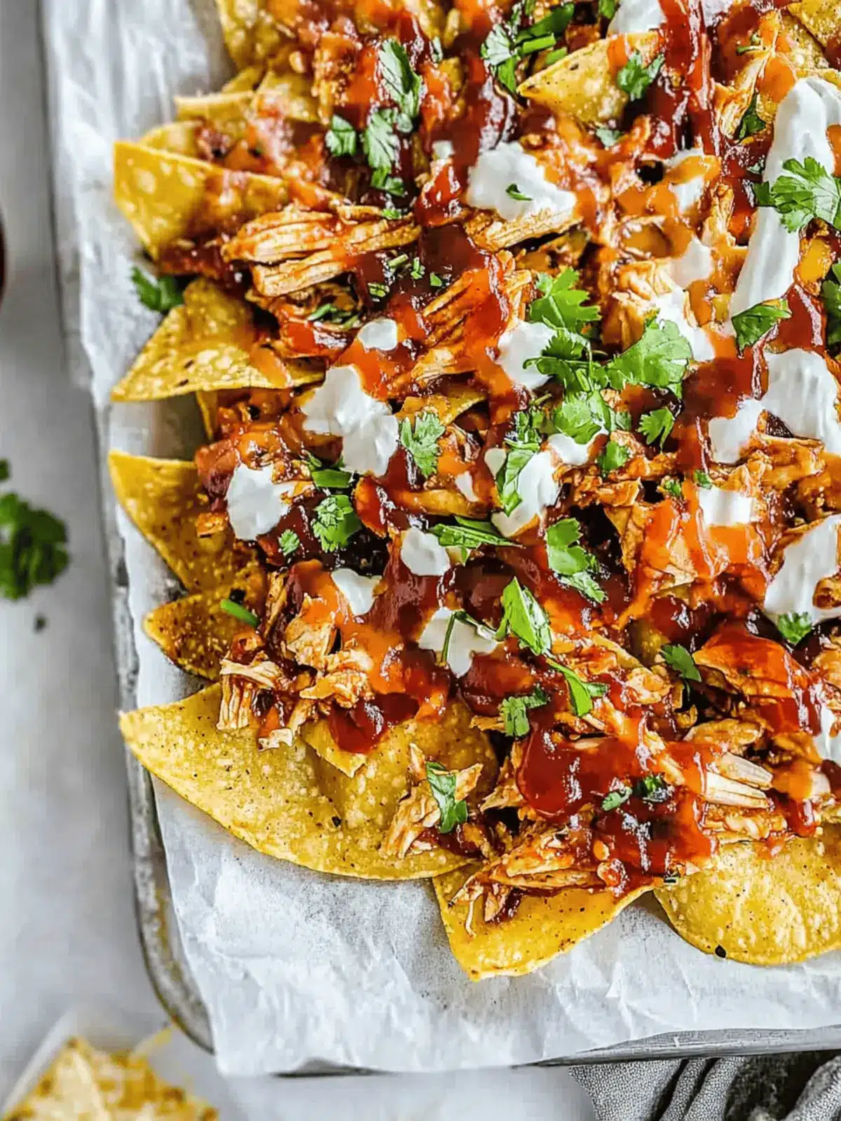 BBQ Chicken Nachos