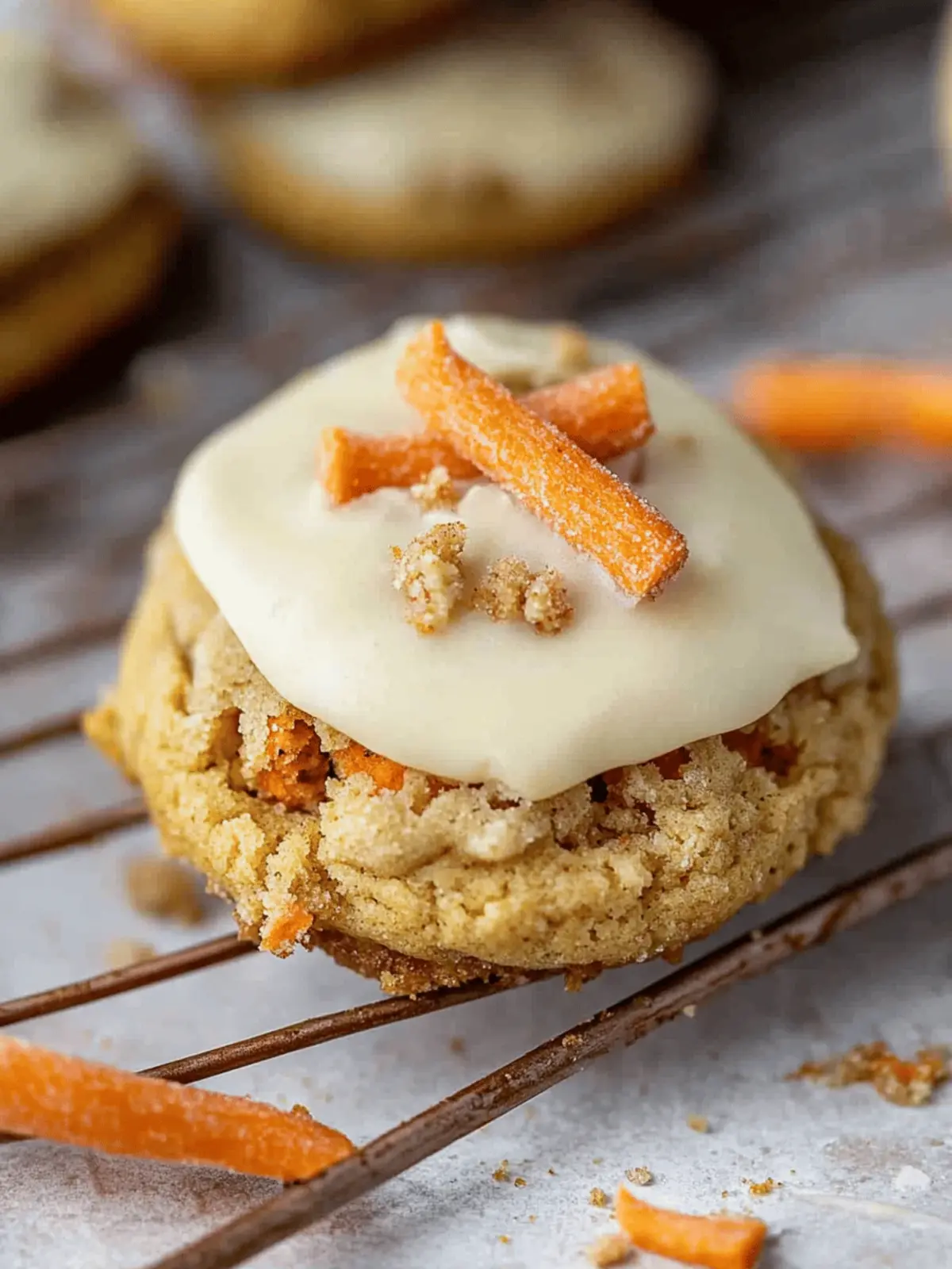 Spiced Crumbl Carrot Cake Cookies