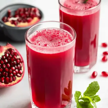 Homemade Pomegranate Juice