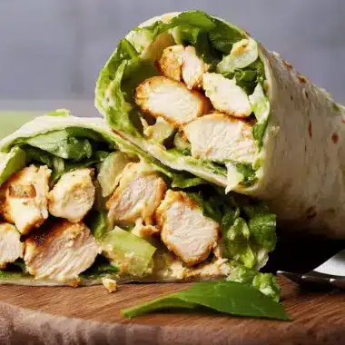 Chicken Caesar Wraps