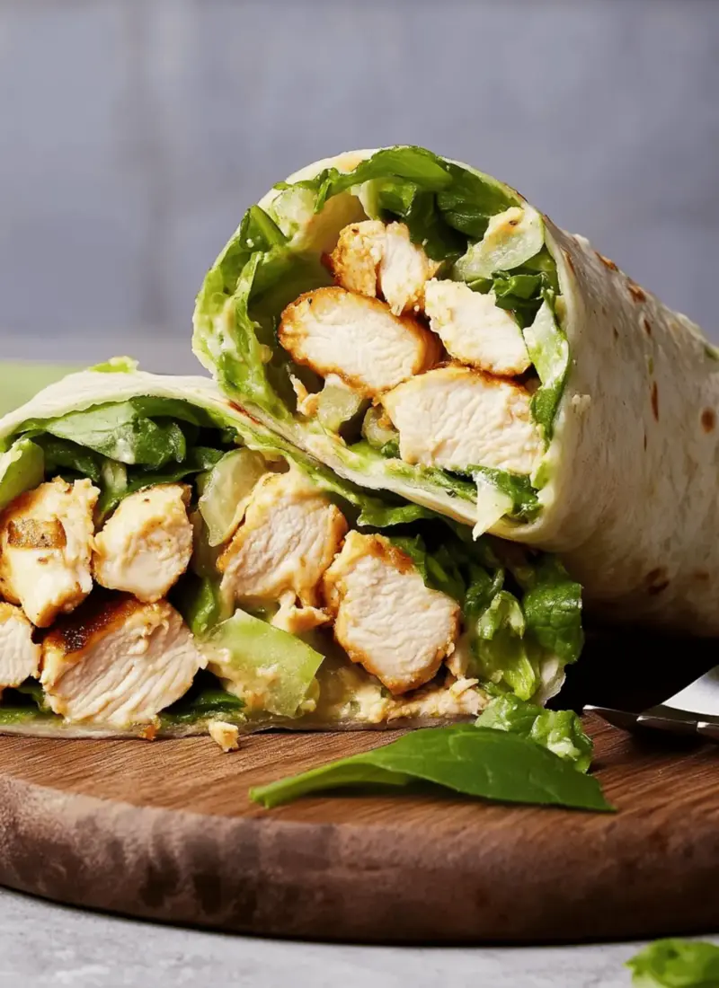 Chicken Caesar Wraps