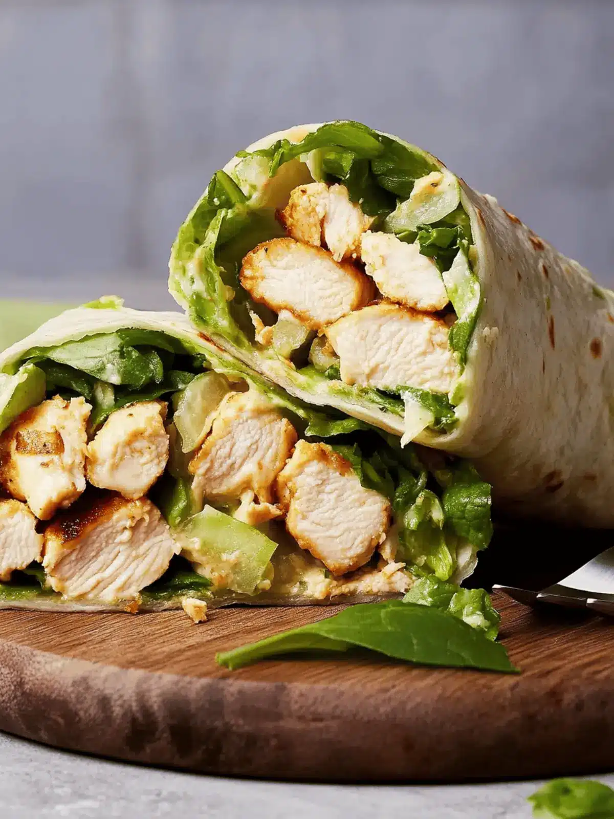 Chicken Caesar Wraps