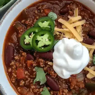 THE BEST CHILI RECIPE