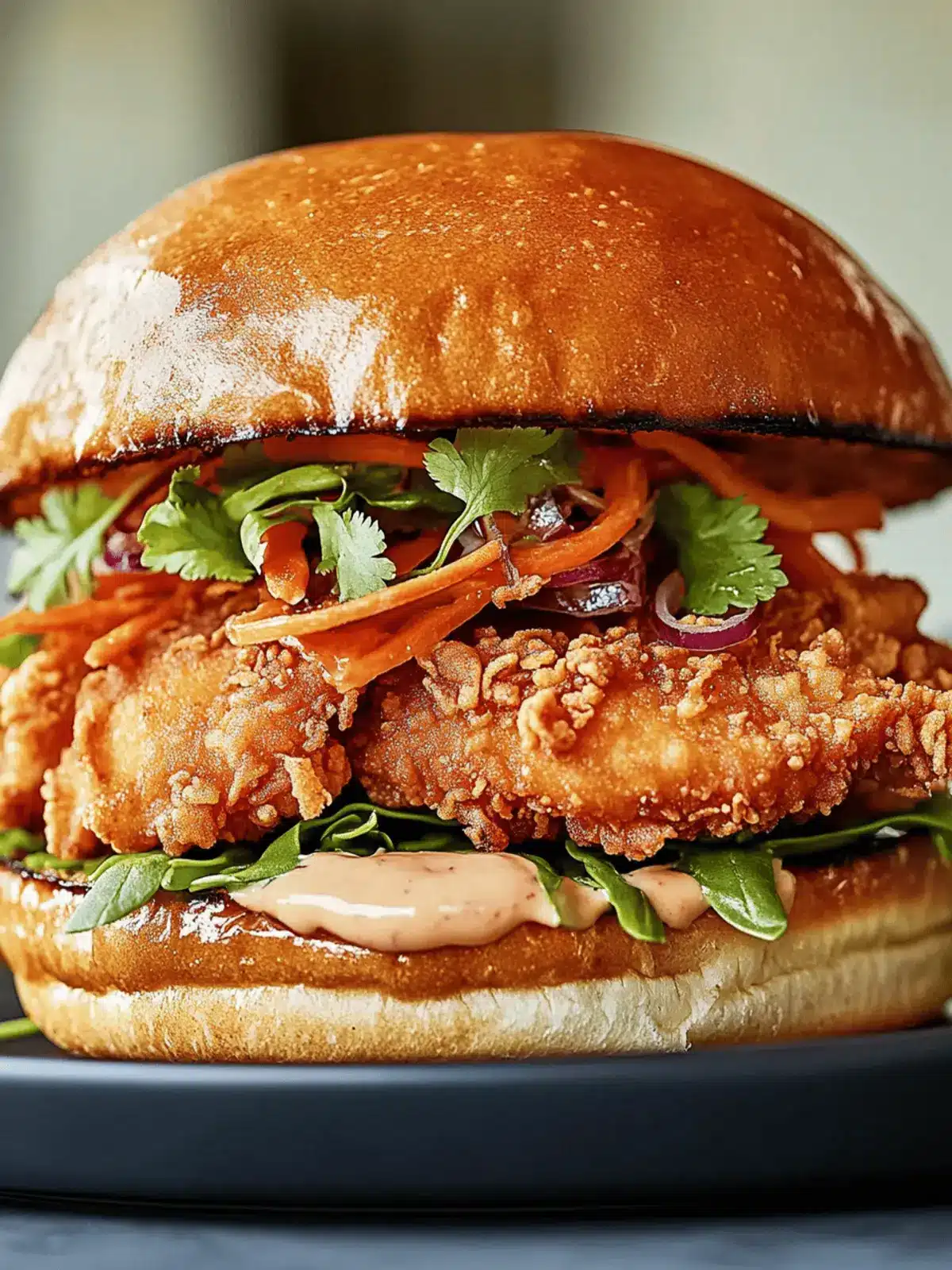 Flavor-Packed Thai Fried Chicken Sandwich Recipe