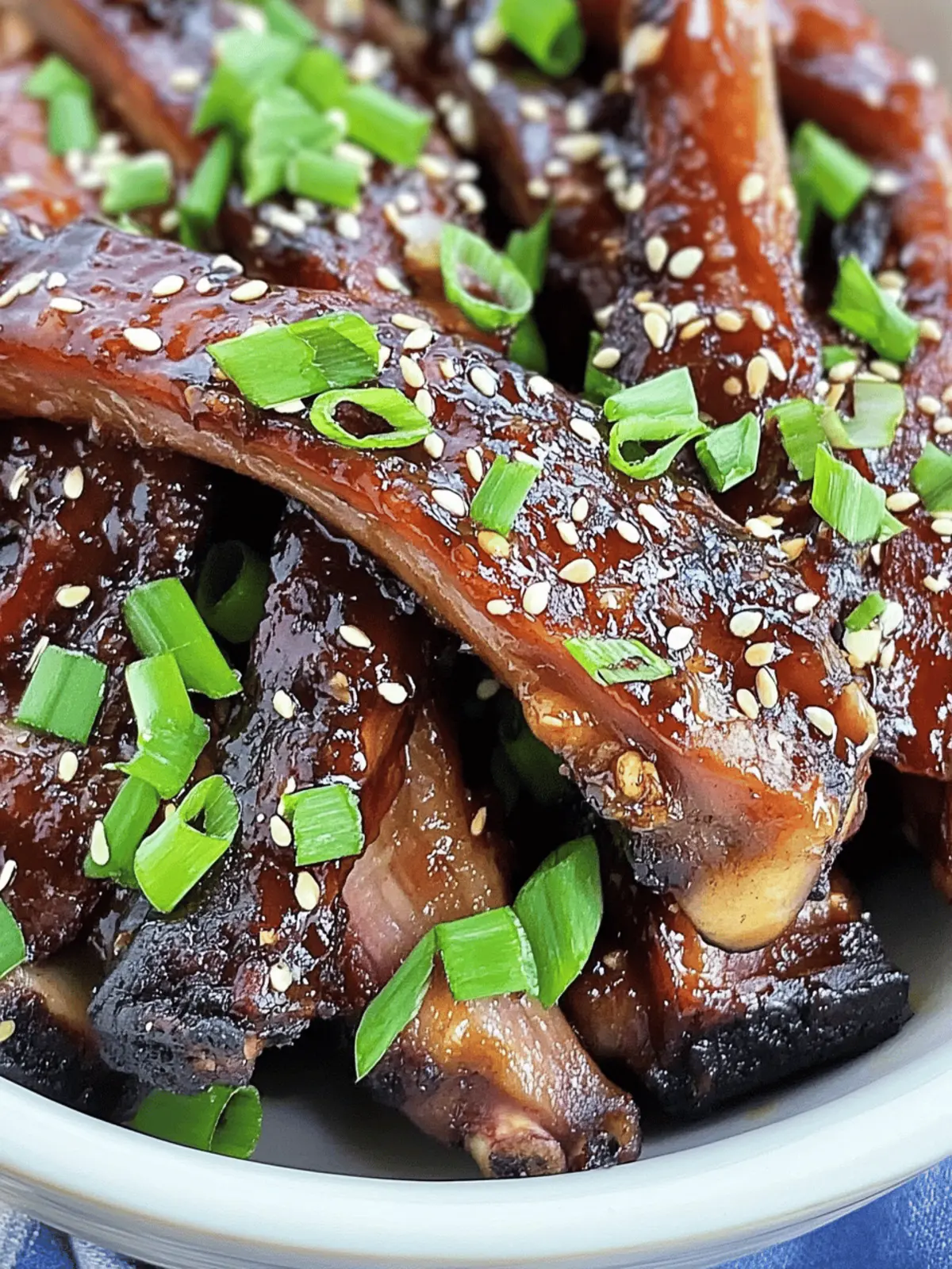 STICKY ASIAN PORK RIBS