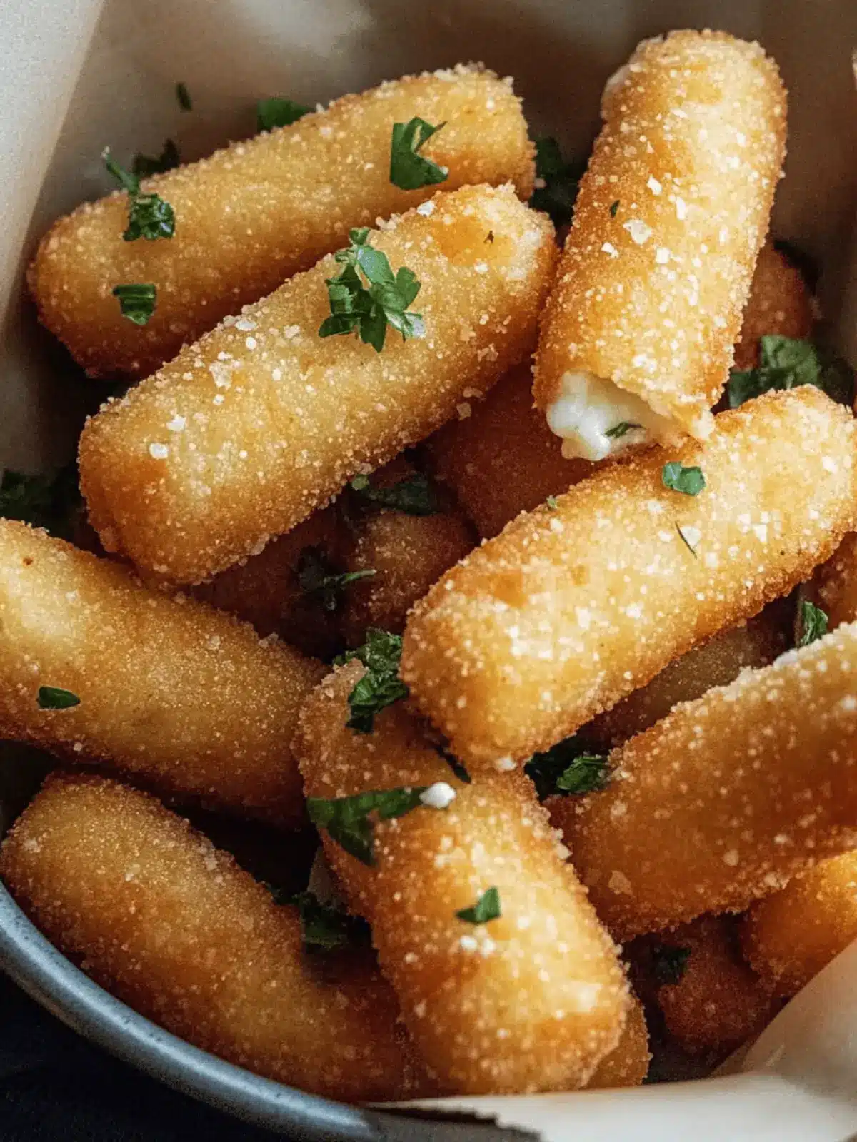 Keto Mozzarella Sticks