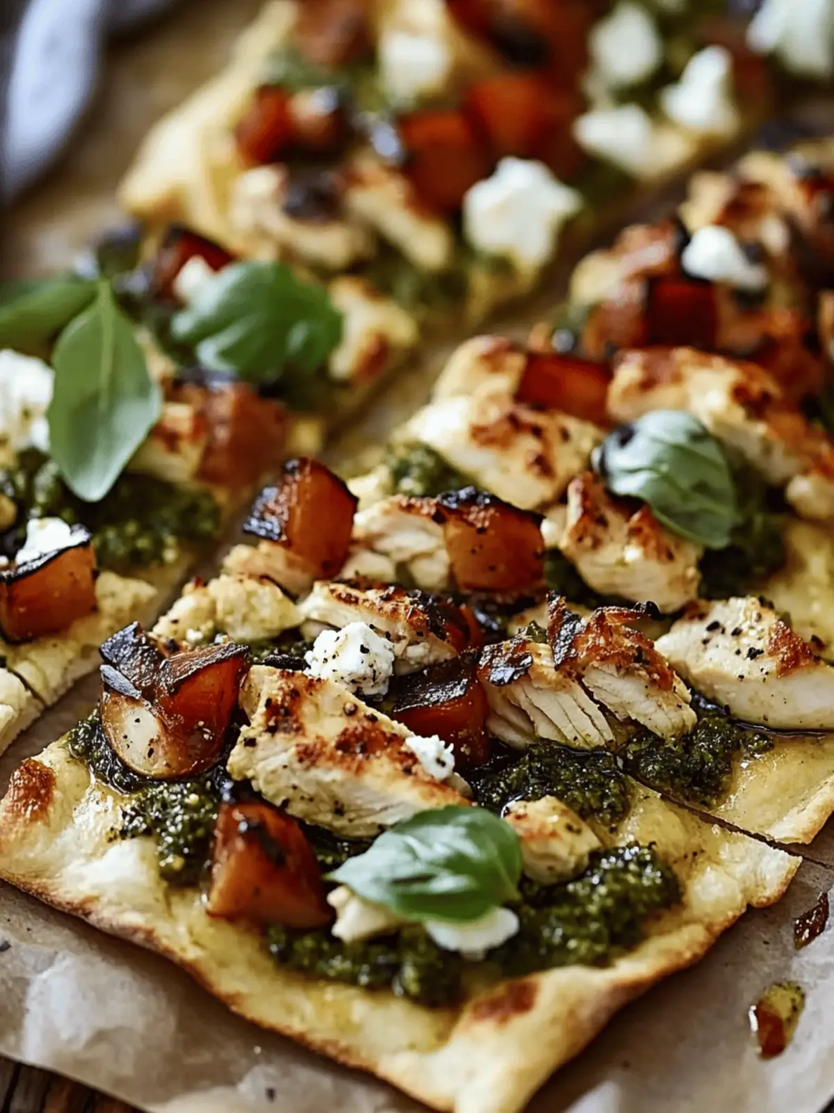 Pesto Chicken Flatbread: A Delicious and Easy Recipe for Dinner